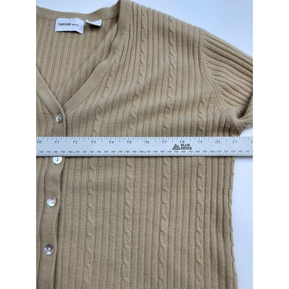 Parisian Works- Round Neck Pullover TwinSet Camel Med. READ - Picture 11 of 13